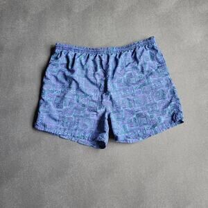 Vintage 90's M Sport Aztec Abstract Swim Shorts XL